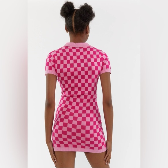 Collar Mini Sweater Dress - Picture 2 of 5